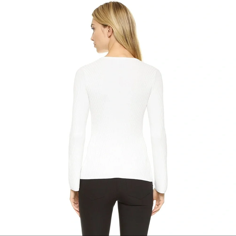 Theory Ardesia S Prosecco Pullover Sweater - Picture 2 of 9